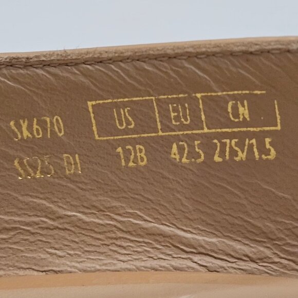 Stuart Weitzman Stuart Power 75 Heel Slingback Pointed Toe Tan Leather Size 12 - Picture 13 of 14